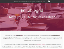 Tablet Screenshot of editablegrid.net